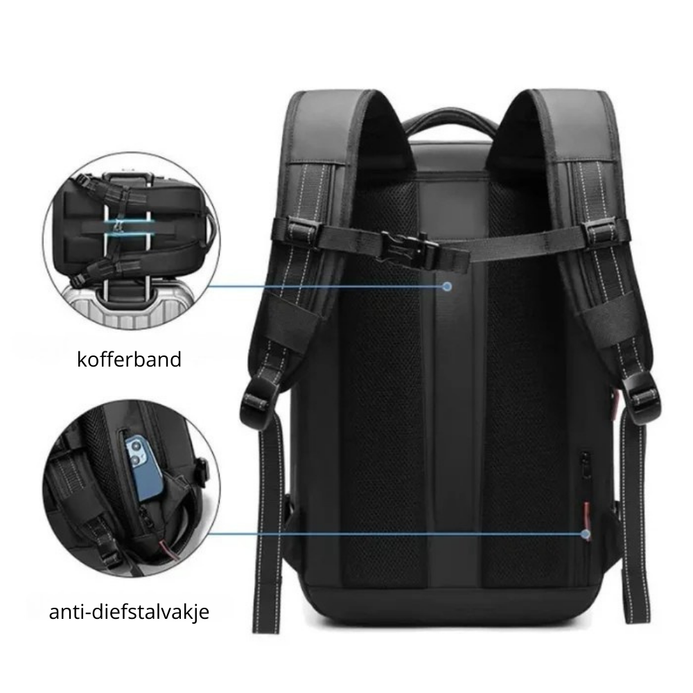 De vacuum backpack | dé oplossing voor korte trips.