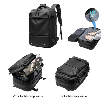 De vacuum backpack | dé oplossing voor korte trips.